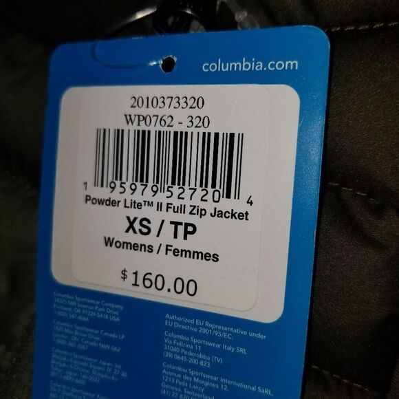 Columbia Women's Powder Lite™ II Full Zip Jacket xsmall NWT - Picture 11 of 16